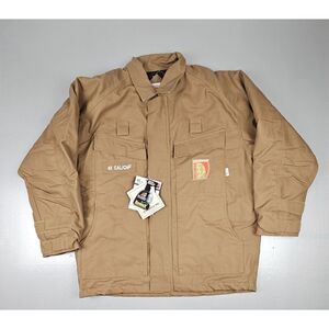 Salisbury Pro-Wear 45 Cal /CM2  Safety Heavy FR Coat Mens Large. ACOWHJ4530BRN‎